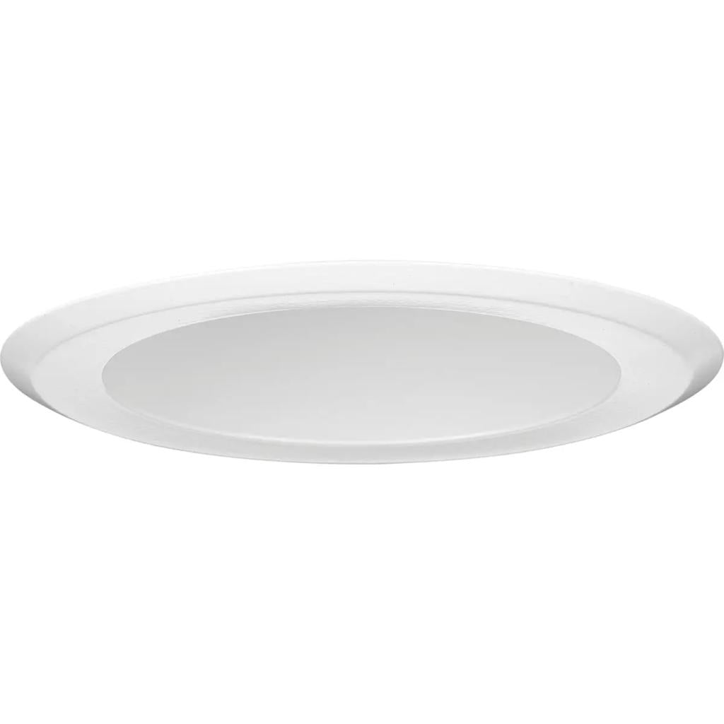 5" Satin White Recessed Deep Cone Reflector Round Trim 1