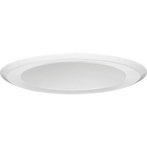 5" Satin White Recessed Deep Cone Reflector Round Trim 1