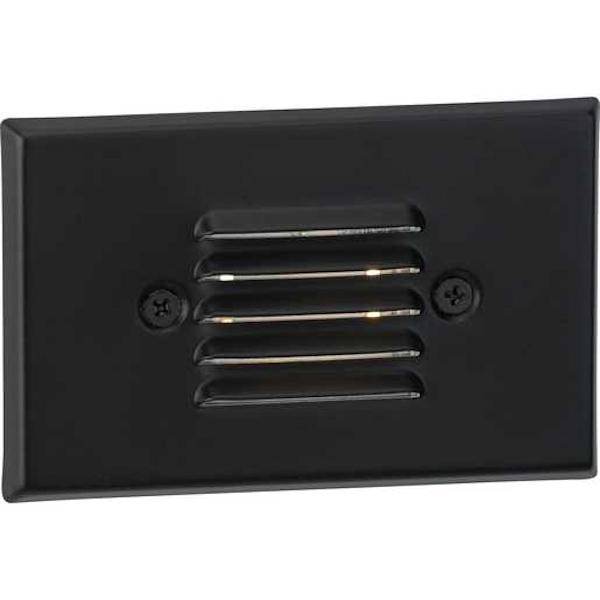 4.5 watt 120 volt 3000K Black Horizontal and Vertical Dimmable LED Step Light 1