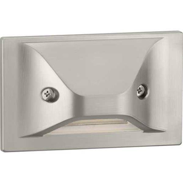 4.5 watt 120 volt 3000K Brushed Nickel Horizontal and Vertical Dimmable LED Step Light 1