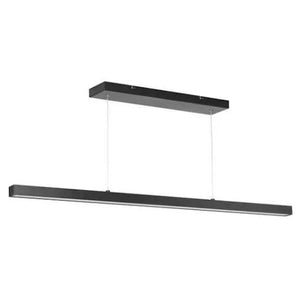 1 Light 39 watt 3000K Natural White Matte Black Dimmable LED Chandelier 1