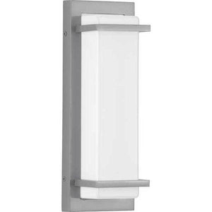 11 watt 120 volt 3000K Natural White Metallic Gray Finish White Acrylic Diffuser LED Wall Light Fixture 1