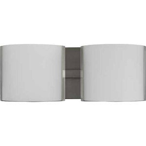 13" 10 watt 120 volt 3000K Brushed Nickel Etched Glass Shade Dimmable 5