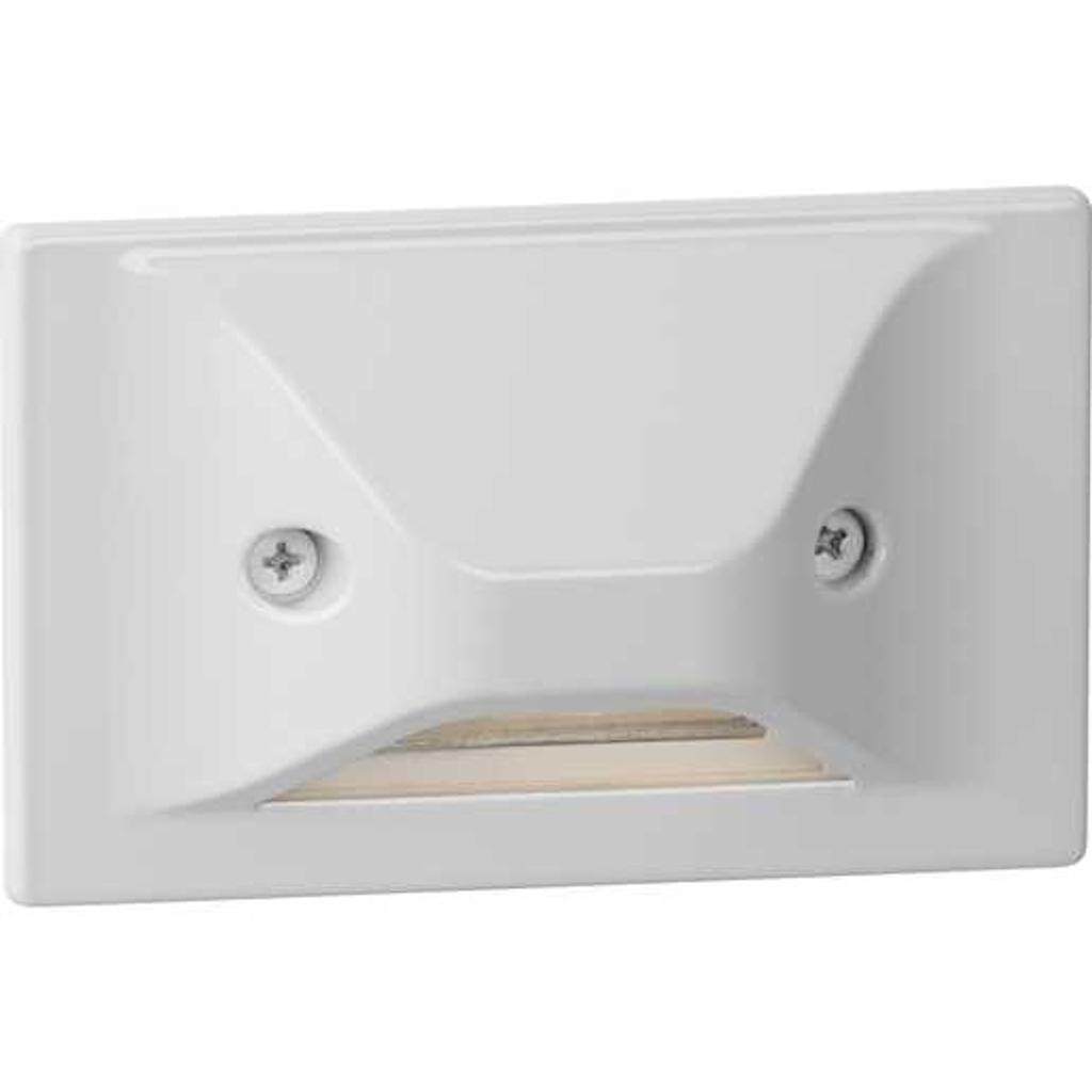 4.5 watt 120 volt 3000K Satin White Horizontal and Vertical Dimmable LED Step Light 1