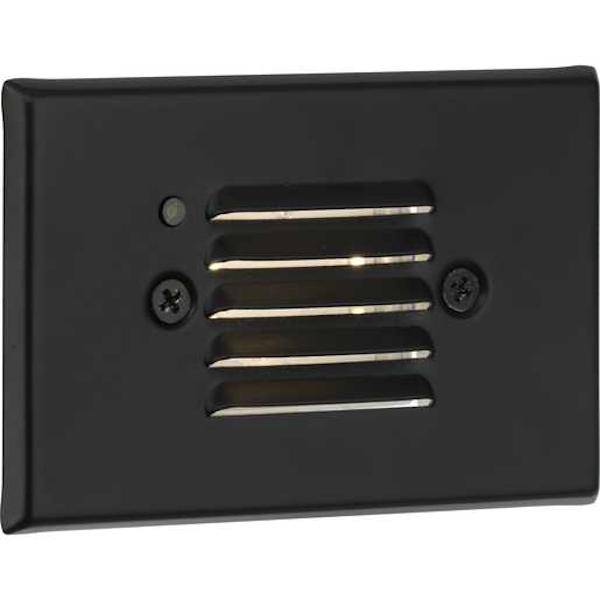 4.5 watt 120 volt 3000K Black Horizontal and Vertical Photocell Dimmable LED Step Light 1