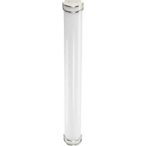 48" 36 watt 120 volt 3000K Brushed Nickel Etched Glass Shade Dimmable Vanity Light 3