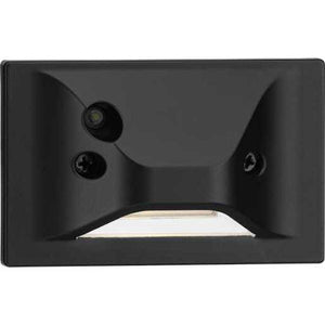 4.5 watt 120 volt 3000K Black Horizontal and Vertical Photocell Dimmable LED Step Light 1