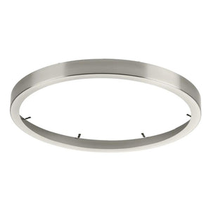 14" Brushed Nickel Cover Fixture Mounted Round Trim Ring 1
