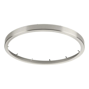 18" Brushed Nickel Cover Fixture Mounted Round Trim Ring 1
