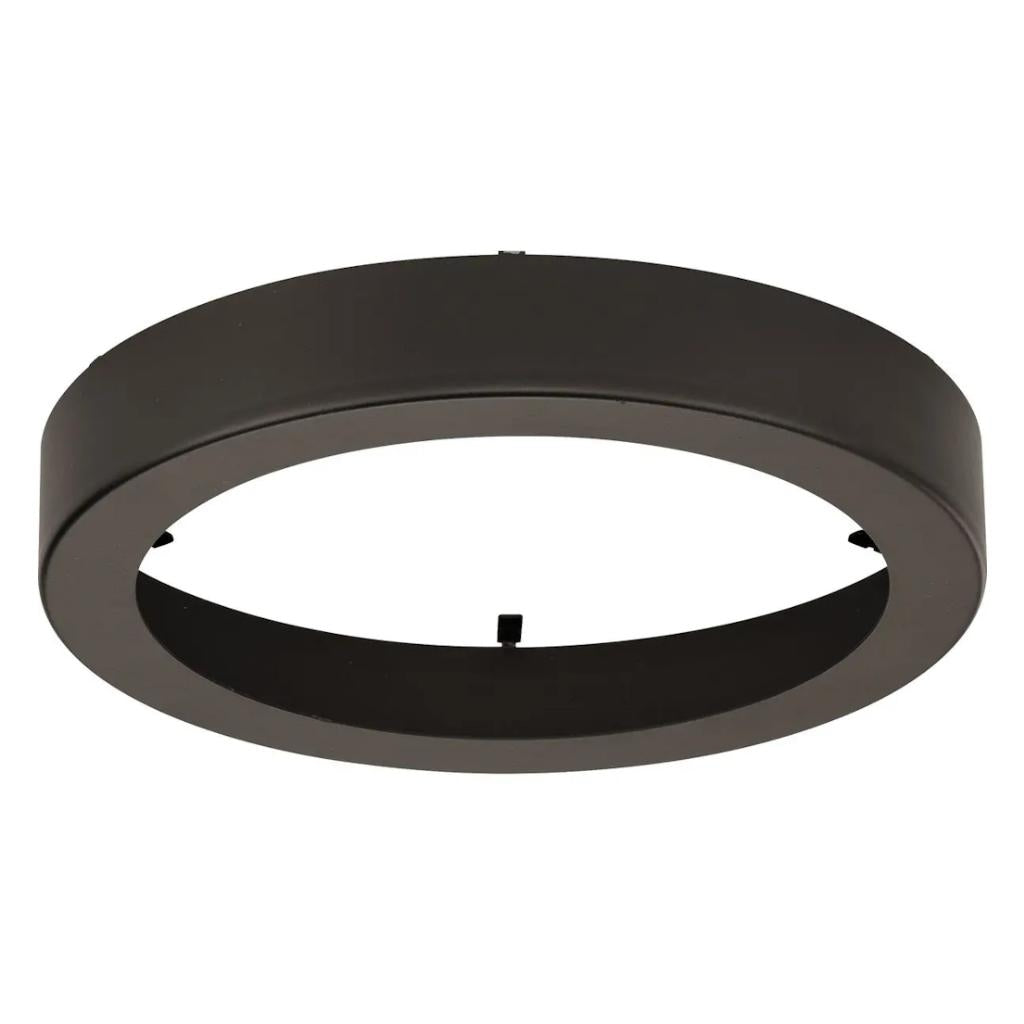 7" Antique Bronze Cover Fixture Mounted Round Trim Ring 1