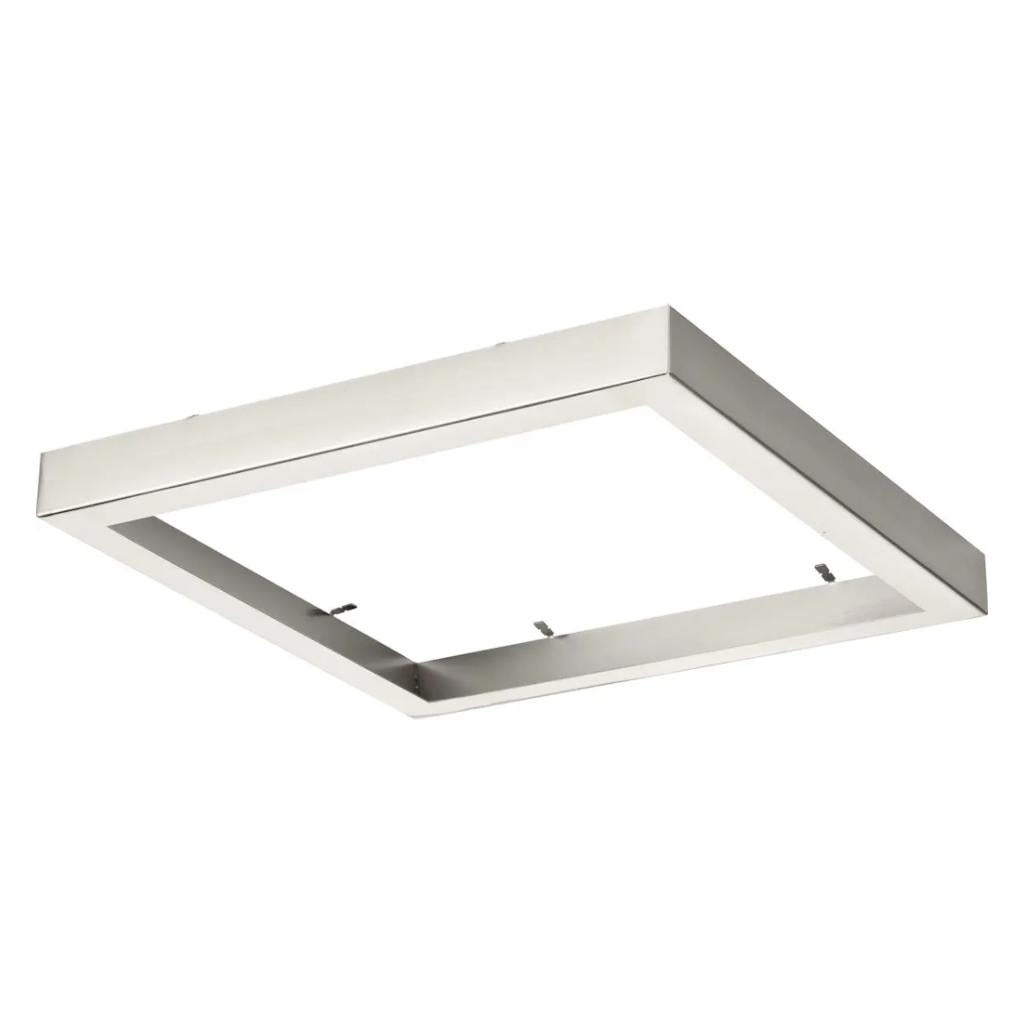 11" Brushed Nickel Cover Fixture Mounted Square Trim Ring 1