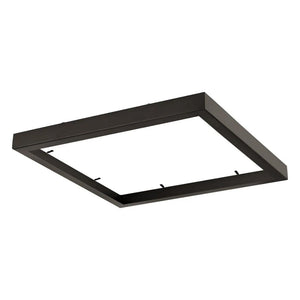 14" Antique Bronze Cover Fixture Mounted Square Trim Ring 1
