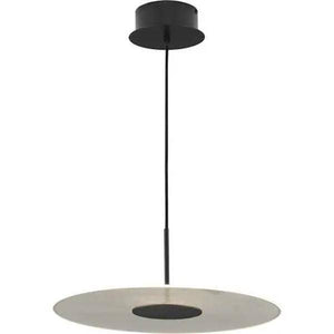 1 Light 20 watt 3000K Natural White Matte Black Dimmable LED Pendant Light Fixture 3