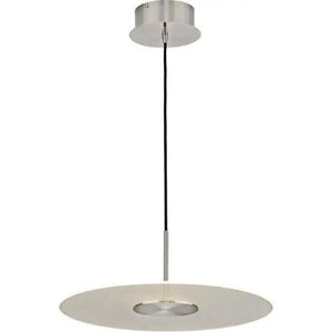 1 Light 20 watt 3000K Natural White Brushed Nickel Dimmable LED Pendant Light Fixture 3