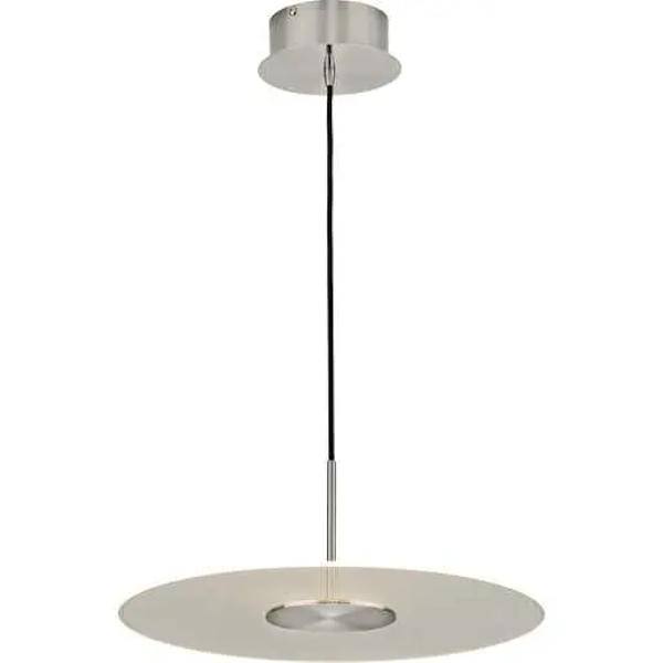 1 Light 20 watt 3000K Natural White Brushed Nickel Dimmable LED Pendant Light Fixture 3