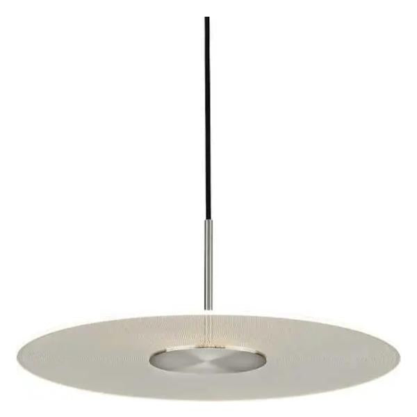 1 Light 20 watt 3000K Natural White Brushed Nickel Dimmable LED Pendant Light Fixture 1