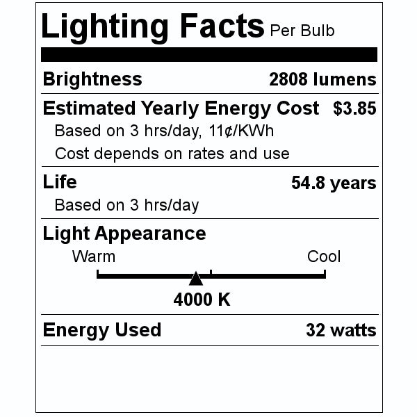32" 32 watt 120 volt CCT Selectable Satin White Dimmable Bath & Vanity LED Light Fixture 2