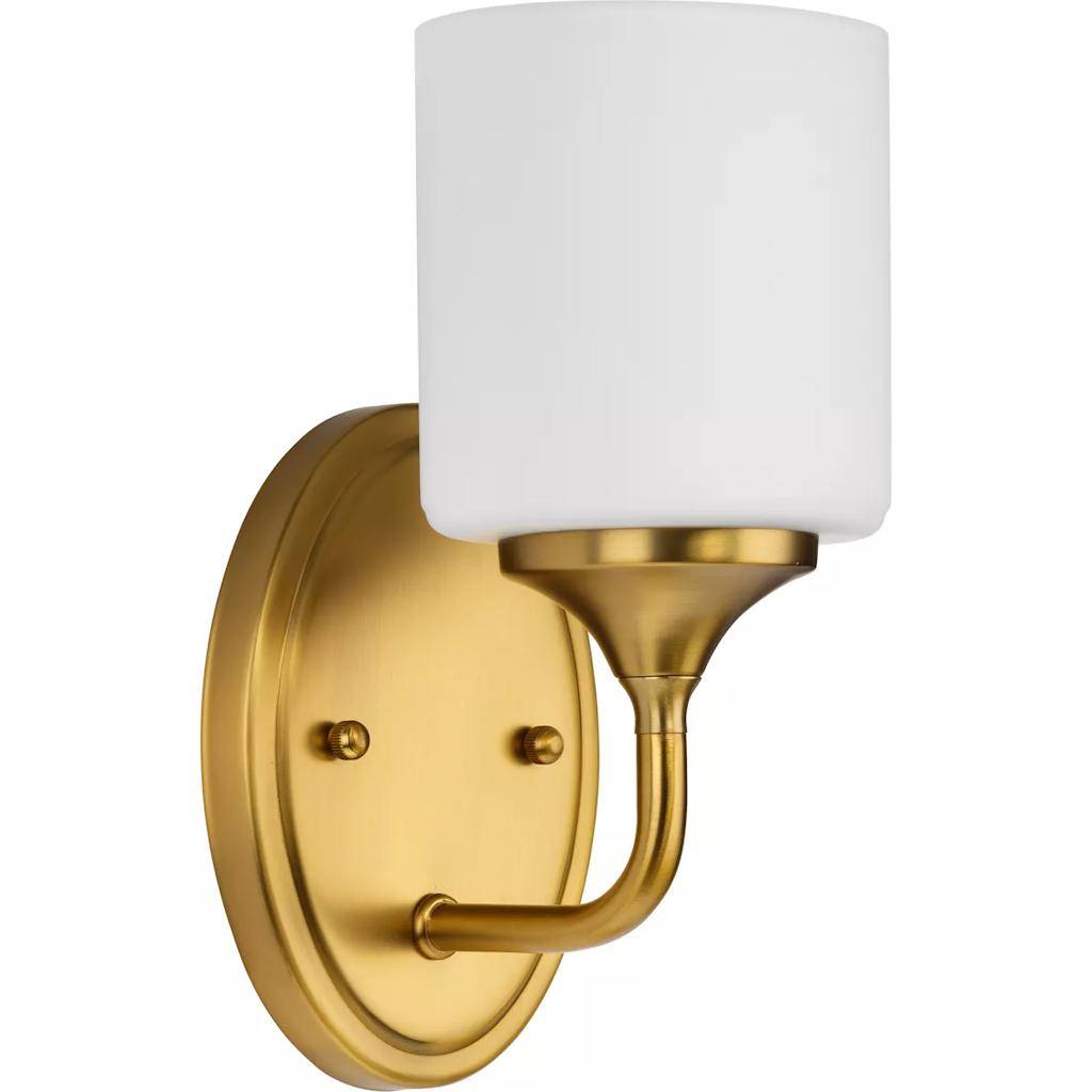 1 Light 120 volt Brushed Gold Vanity Light Fixture 1