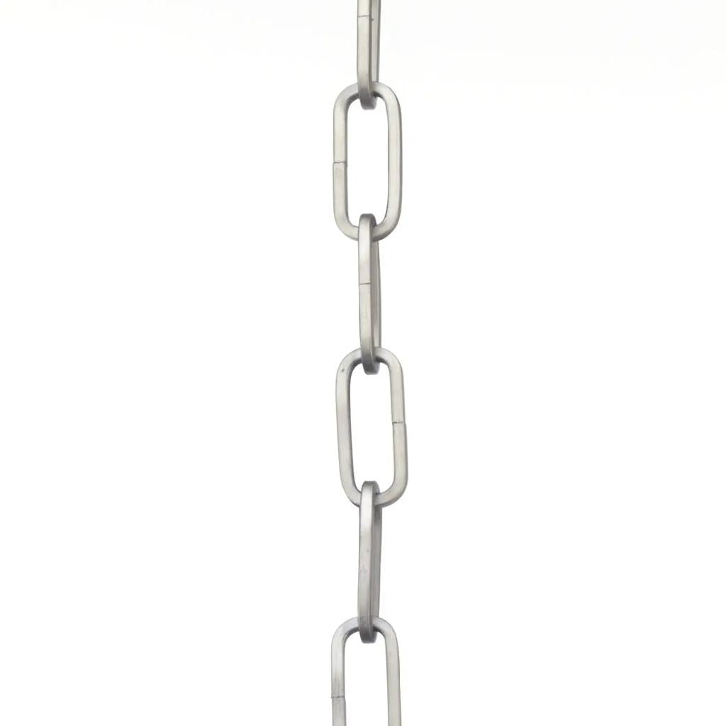 4' Antique Nickel Finish Square Profile Fixture Accessory Chain 1