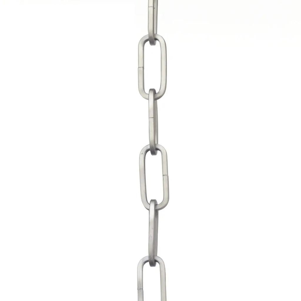 4' Galvanized Finish Square Profile Fixture Accessory Chain 1
