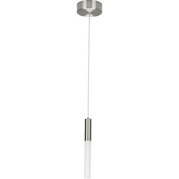 1 Light 6.5 watt 3000K Natural White Brushed Nickel Dimmable LED Pendant Light Fixture 3