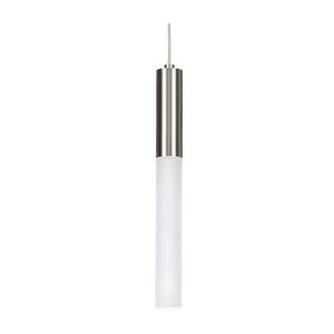 1 Light 6.5 watt 3000K Natural White Brushed Nickel Dimmable LED Pendant Light Fixture 1