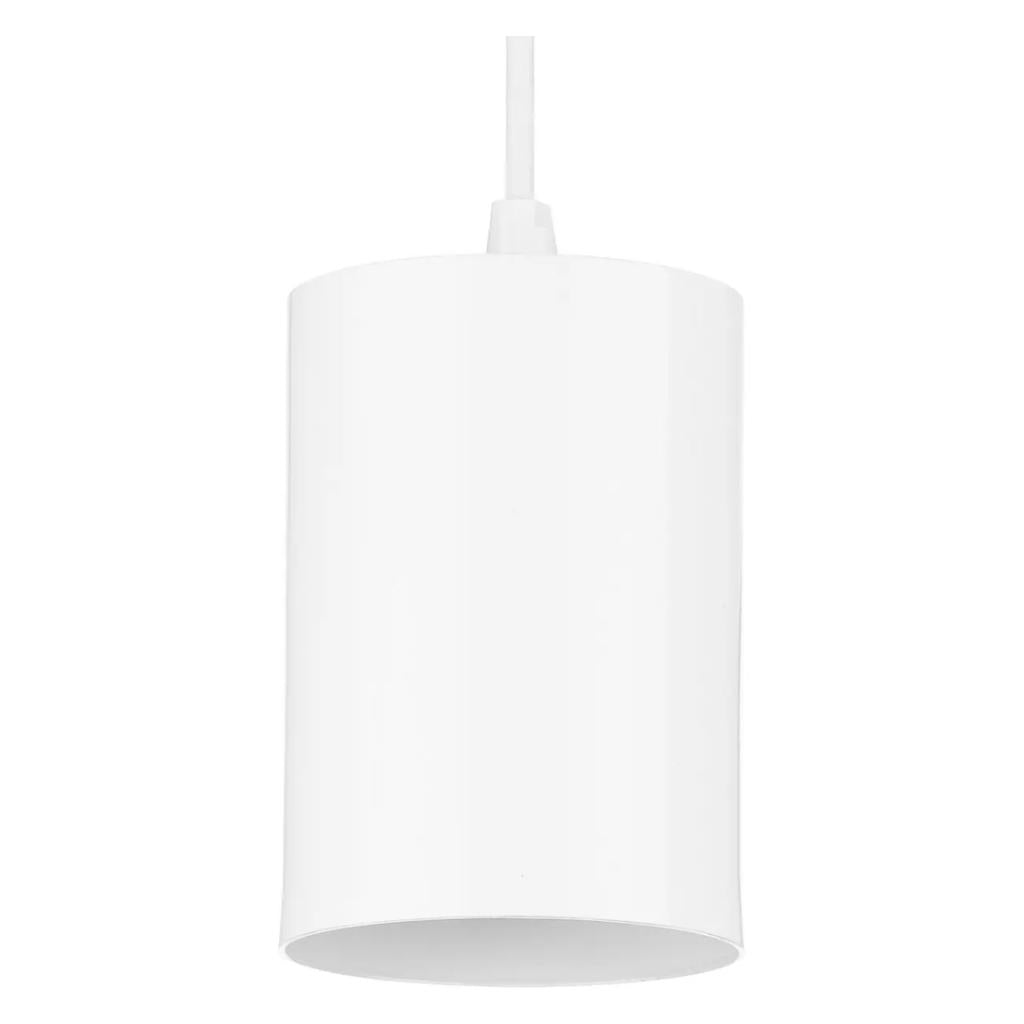 1 Light White Cord-Mount Outdoor Pendant Light Fixture 1