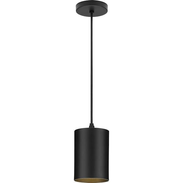 1 Light 18.6 watt 3000K Natural White Black Outdoor Dimmable LED Pendant Light Fixture 3