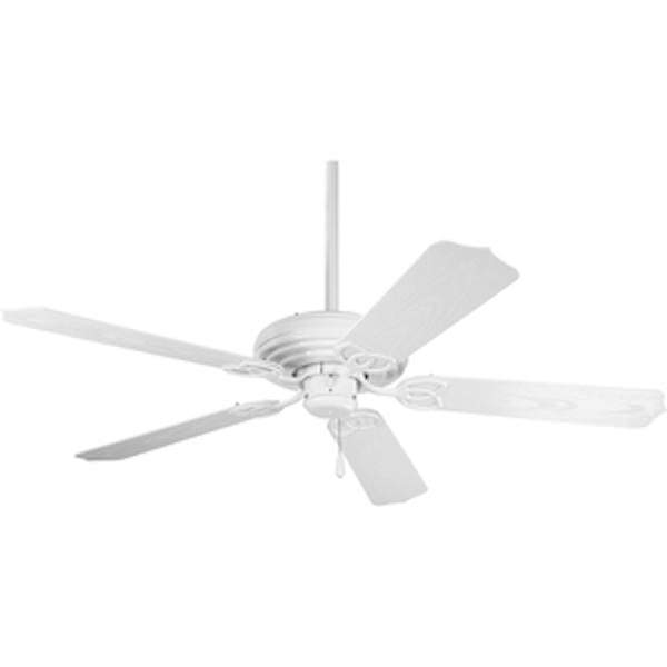52" White 5 Blade Indoor/Outdoor Ceiling Fan 1