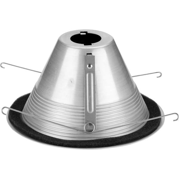 6" Black Shallow Recessed Step Baffle Round Trim 2