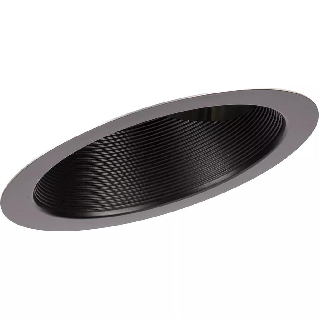 6" Antique Bronze Slope Recessed Step Baffle Round Trim 1