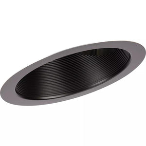 6" Antique Bronze Slope Recessed Step Baffle Round Trim 1