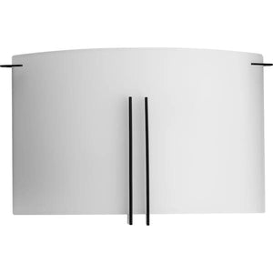 2 Light 120 volt Matte Black Vanity Etched Glass Light Fixture 2