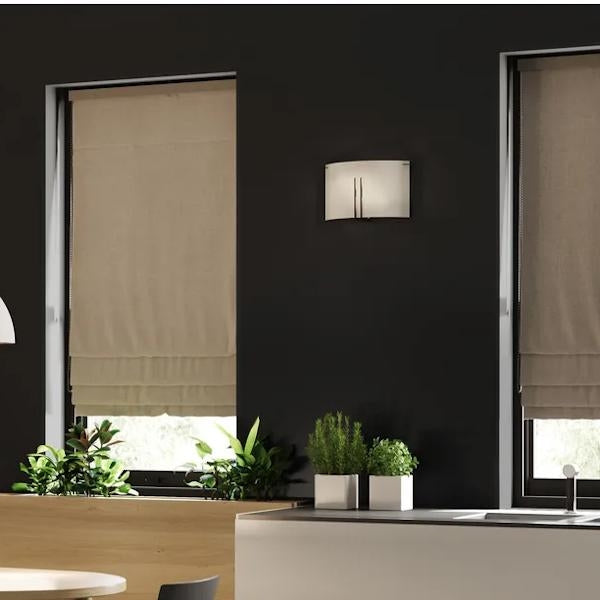 2 Light 120 volt Matte Black Vanity Etched Glass Light Fixture 3