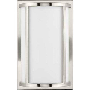 2 Light 120 volt Brushed Nickel Sconce Etched Glass Light Fixture 2