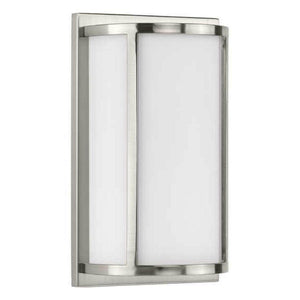 2 Light 120 volt Brushed Nickel Sconce Etched Glass Light Fixture 1