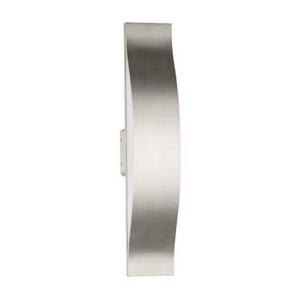 24" 29 watt 120 volt CCT Selectable Brushed Nickel White Glass Shade Dimmable 2