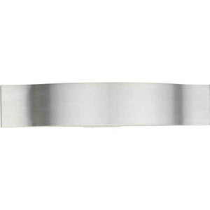 24" 29 watt 120 volt CCT Selectable Brushed Nickel White Glass Shade Dimmable 1