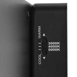 24" 29 watt 120 volt CCT Selectable Matte Black White Glass Shade Dimmable 3