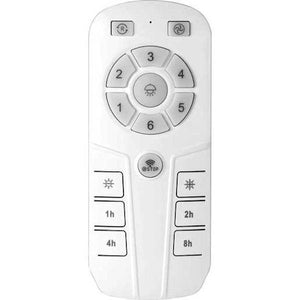 21" Brushed Nickel 3 Silver Blade Oscillating Remote Control LED Ceiling Fan 6