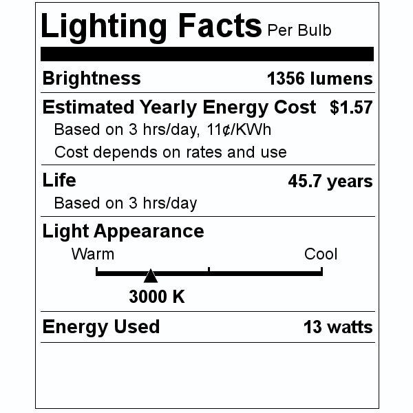 5"-6" 13 watt 3000K White Smooth Trim Dimmable LED Downlight 2