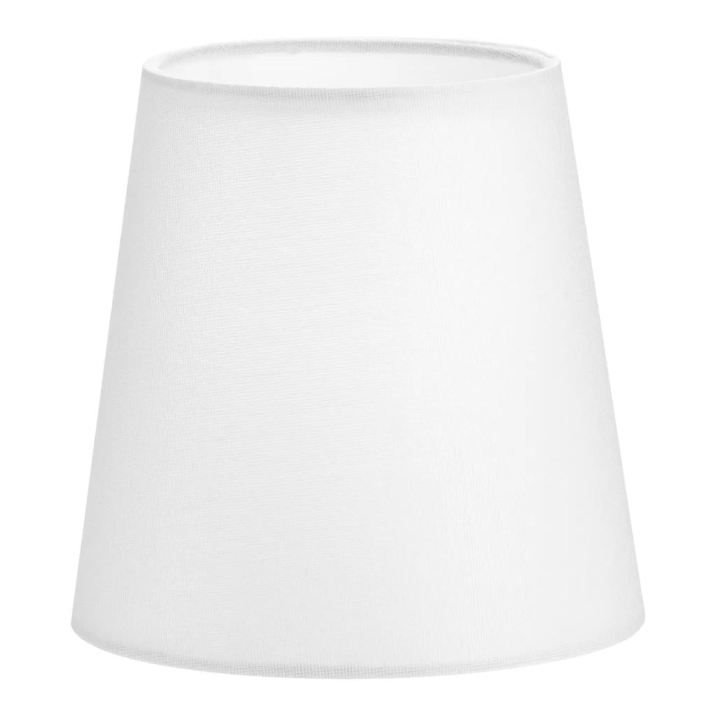White Linen Tapered Shade Elara Collection 1