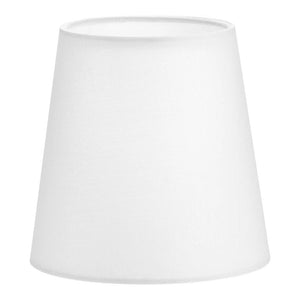 White Linen Tapered Shade Elara Collection 1