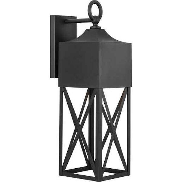1 Light Black Outdoor Birkdale Wall Light Fixture 1