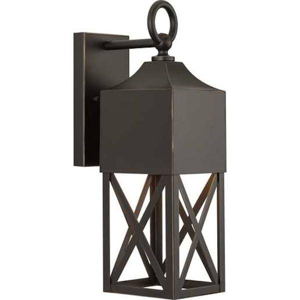 1 Light Antique Bronze Outdoor Birkdale Wall Light Fixture 1