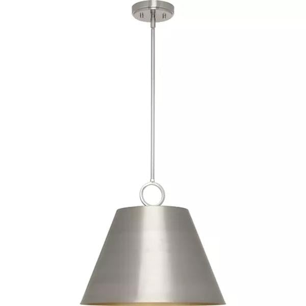 3 Light Brushed Nickel Metal Dome Dimmable Pendant Light Fixture 3
