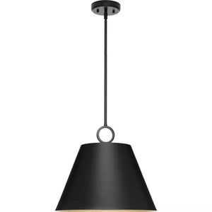 3 Light Matte Black Metal Dome Dimmable Pendant Light Fixture 3