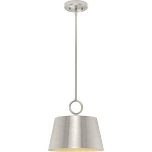 1 Light Brushed Nickel Dimmable Pendant Light Fixture 2
