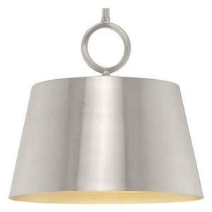 1 Light Brushed Nickel Dimmable Pendant Light Fixture 1