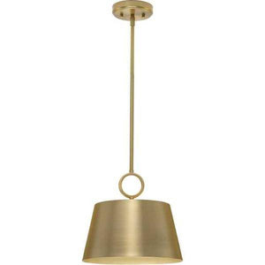 1 Light Brushed Bronze Dimmable Pendant Light Fixture 2